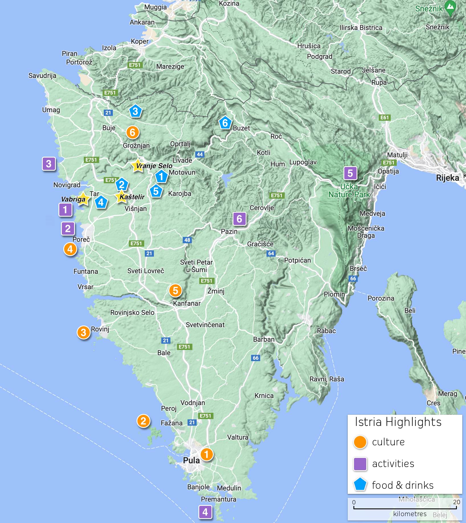 Istria-map